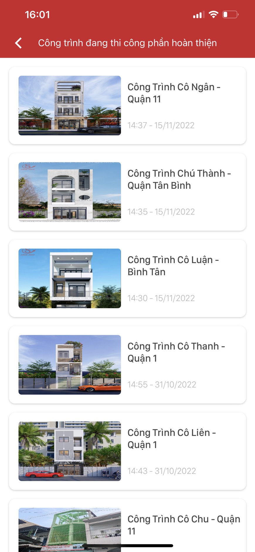 App xây dựng